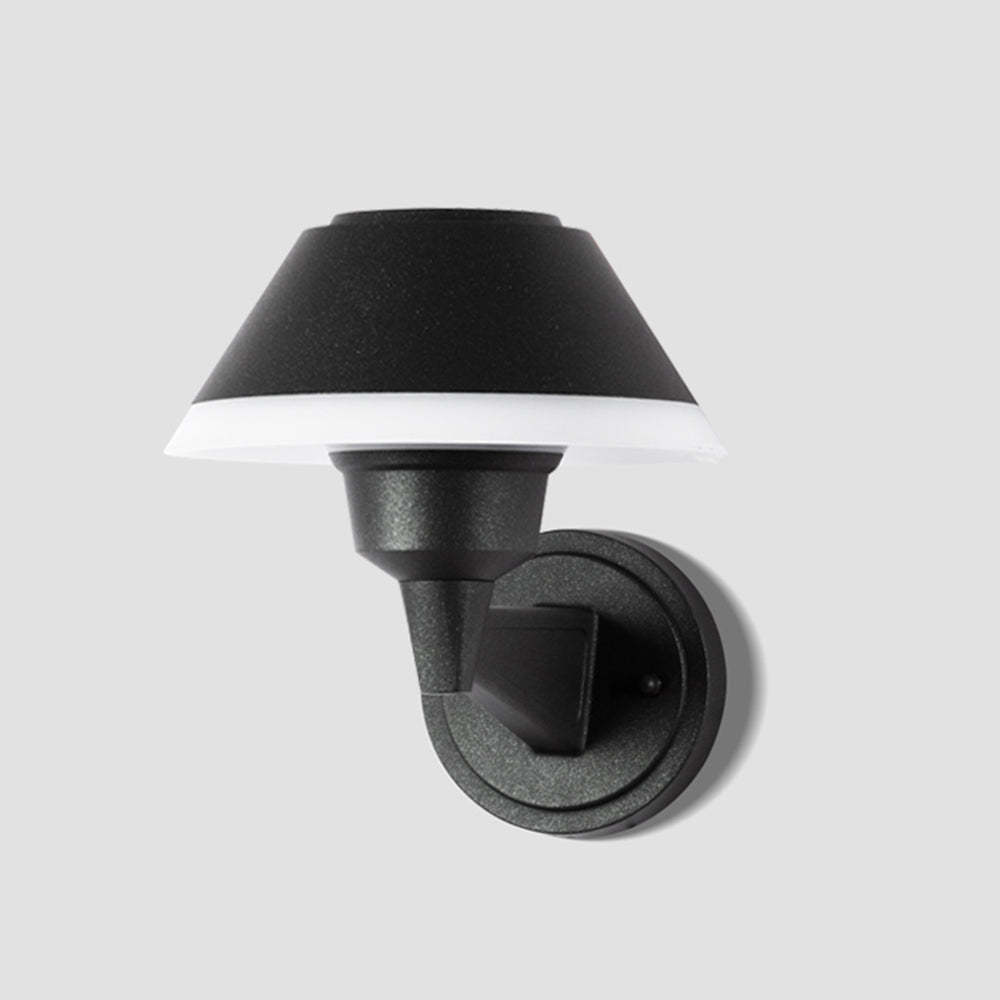 Carins modern outdoor wall lamp, black finish