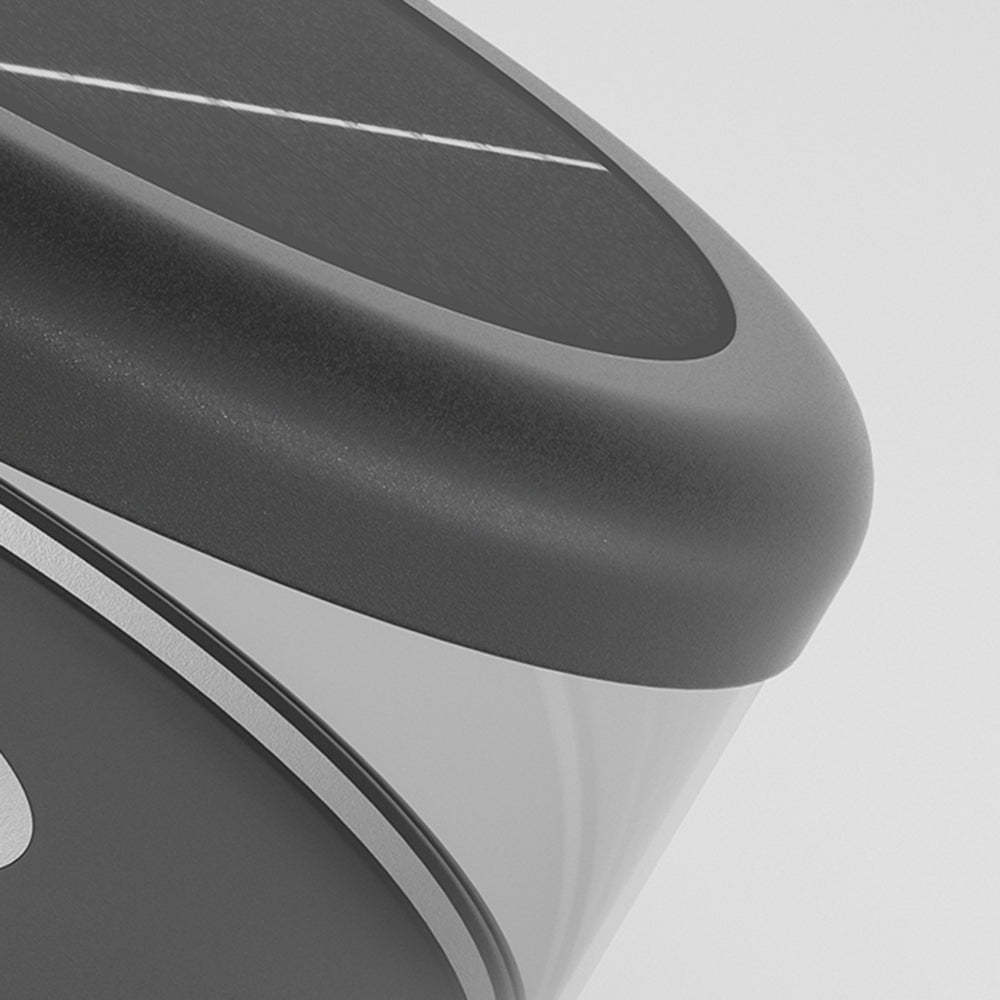Close-up of Riley Modern Quicksand Solar Lamp top