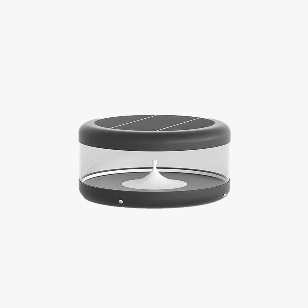 Riley Modern Quicksand Metal Outdoor Solar Lamp