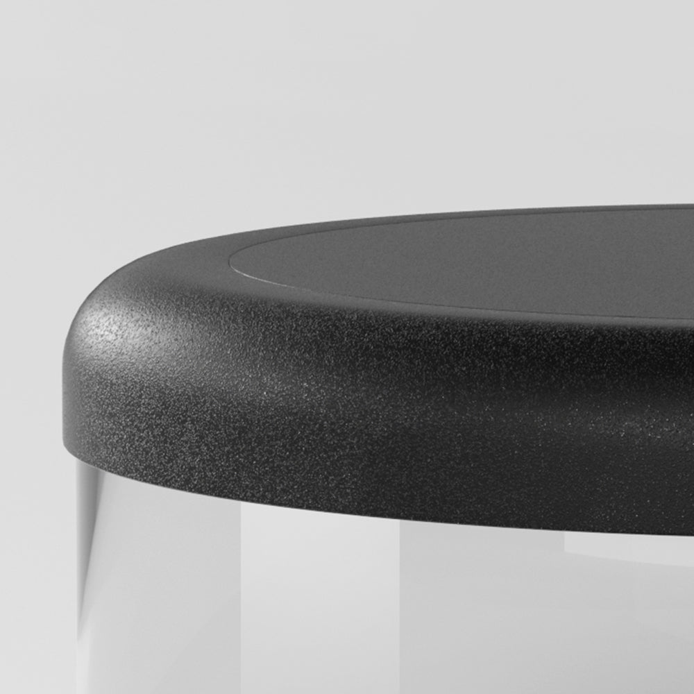 Riley Modern Cylinder Lamp - Top Detail