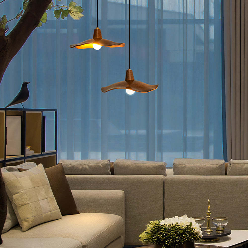 Carins Wave Pendant Lights in Living Room