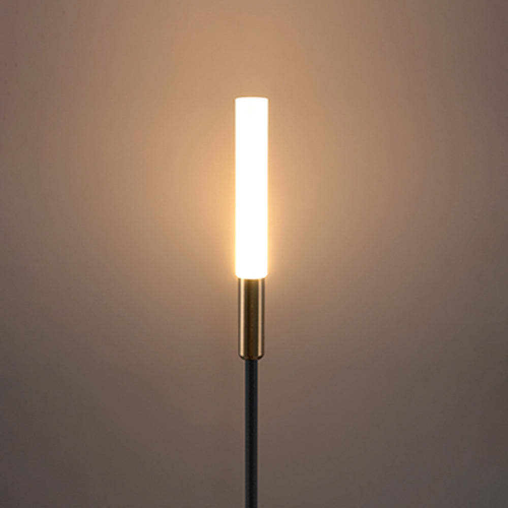 Pena Modern Outdoor Post Light illuminating, warm white LED