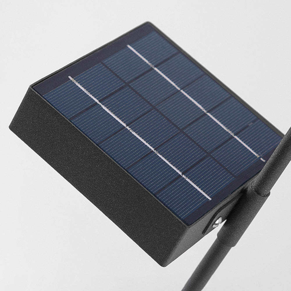 Pena Solar Outdoor Post Light - Solar Panel Detail