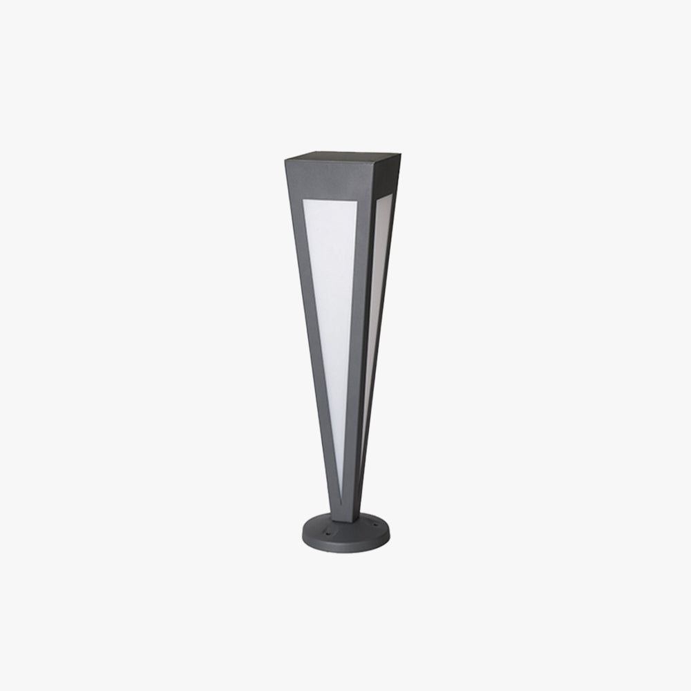 Cole Modern Trigonal Solar Outdoor Path Light
