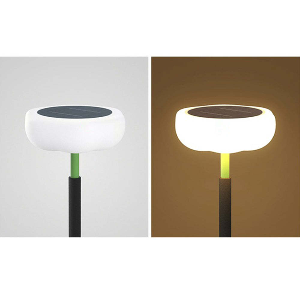 Orr solar floor lamp: modern outdoor lighting