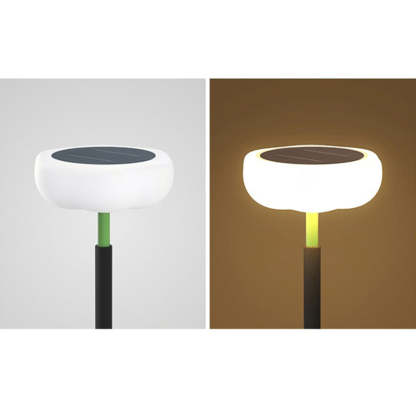 Orr solar floor lamp: modern outdoor lighting
