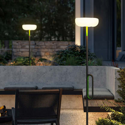 Solar Floor Lamp: Orr Minimalist Outdoor Lighting