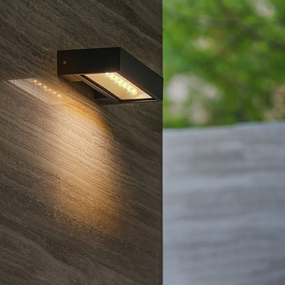 Orr modern solar wall lamp, contemporary outdoor lighting. Orr Modern Metal Acrylic Solar Waterproof Outdoor Wall Lamp