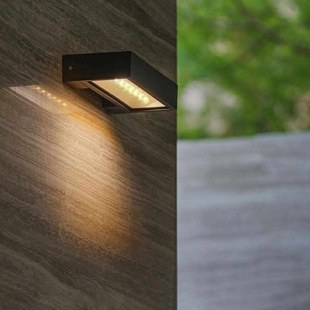 Orr modern solar wall lamp, contemporary outdoor lighting. Orr Modern Metal Acrylic Solar Waterproof Outdoor Wall Lamp