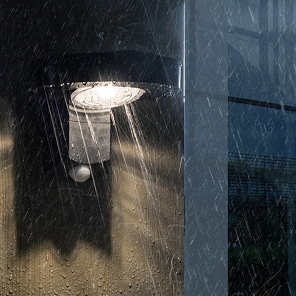 Waterproof Orr solar wall lamp. Modern outdoor lighting.