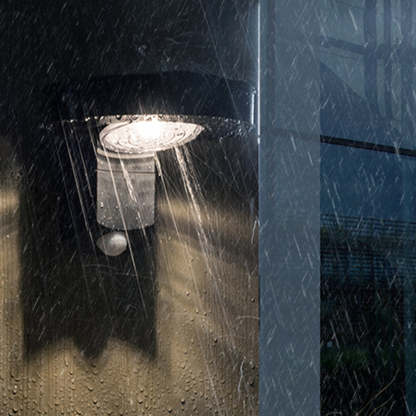 Waterproof Orr solar wall lamp. Modern outdoor lighting.