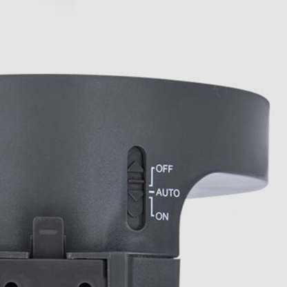 Orr solar light switch: Off, Auto, On. Outdoor lighting control.