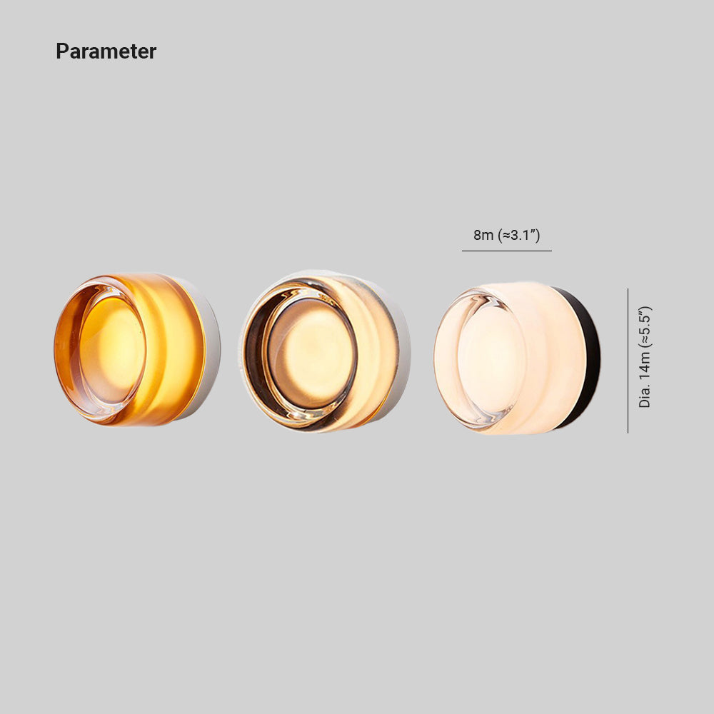 Valentina Outdoor Wall Lamp - Dimensions, Metal & Acrylic
