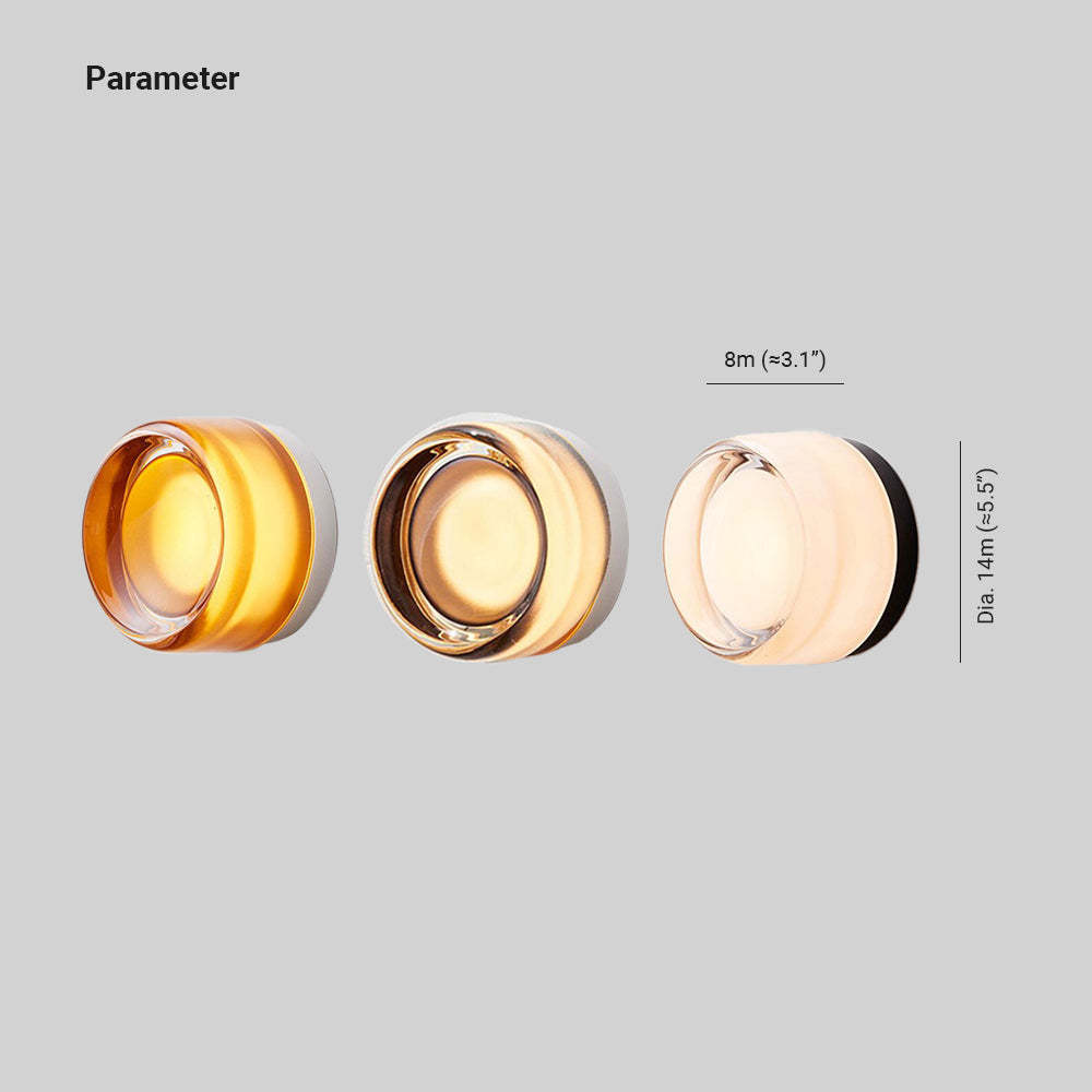 Valentina Outdoor Wall Lamp - Dimensions, Metal & Acrylic