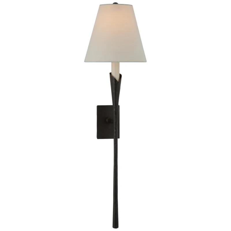 Alessio Vintage Antique Metal Fabric Wall Light Shades Kitchen Bedroom Living Room