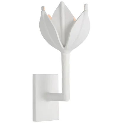 Alessio Vintage Metal Brass White Wall Lamp Dining Room Bedroom