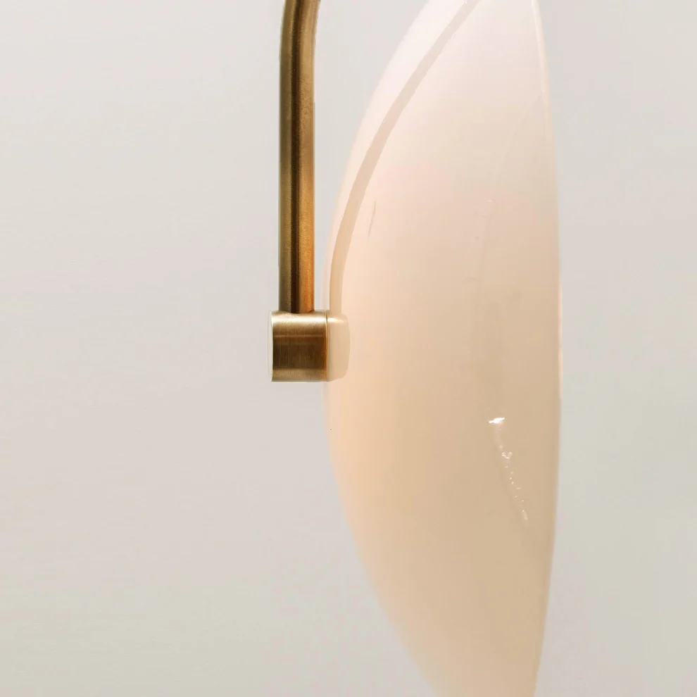 Elif Modern Black Gold Metal Glass Wall Lamp Dining Room Bedroom