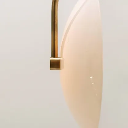 Elif Modern Black Gold Metal Glass Wall Lamp Dining Room Bedroom