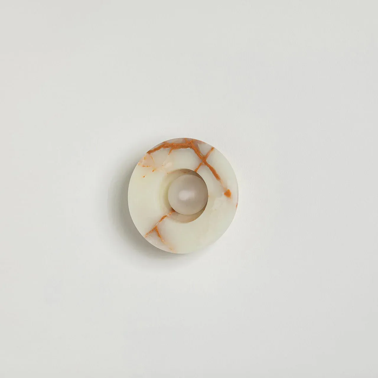 Elif Marble Wall Lamp detail, marble texture