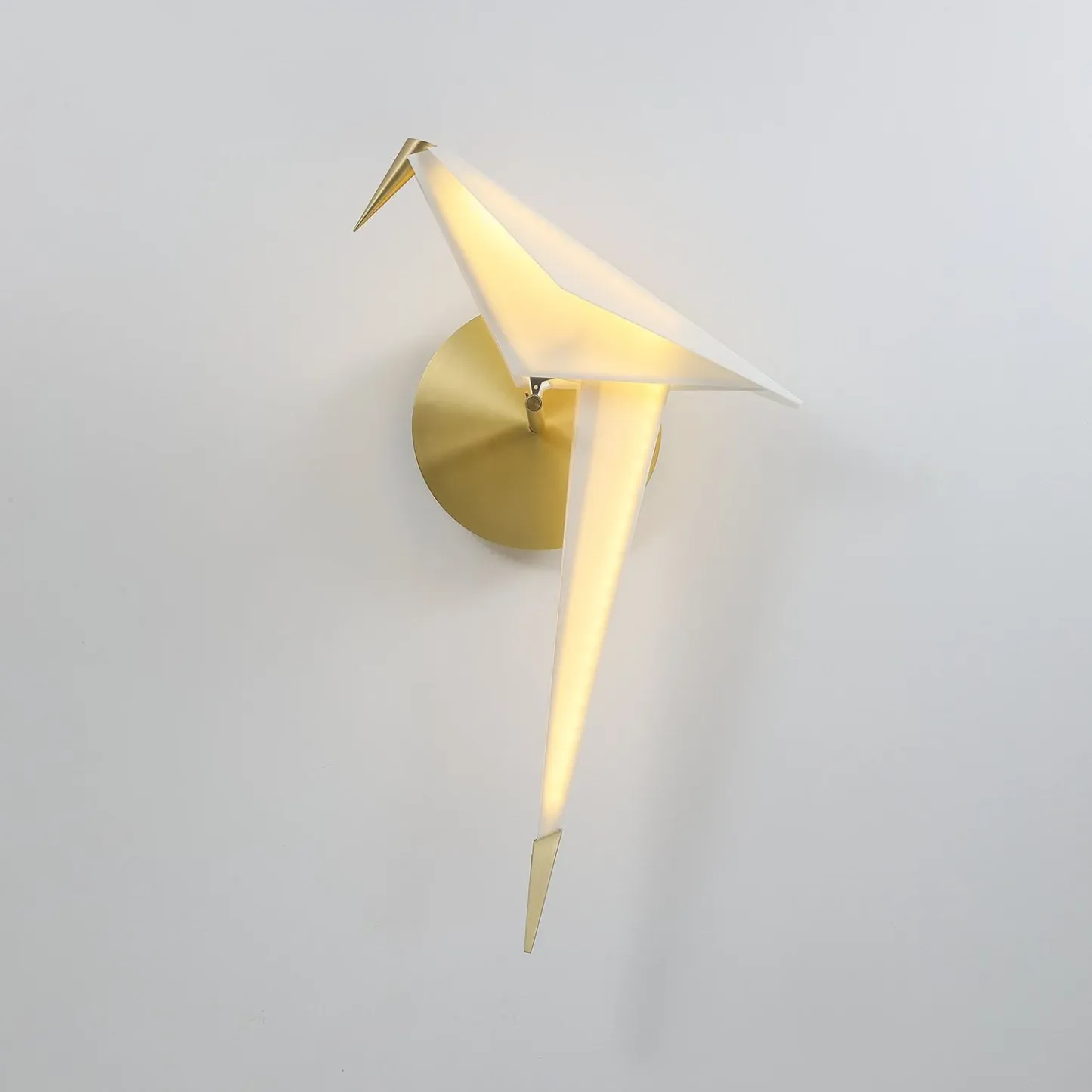 Modern Unusual Bird PC Metal Wall Light Bedroom Living Room | Las Sola