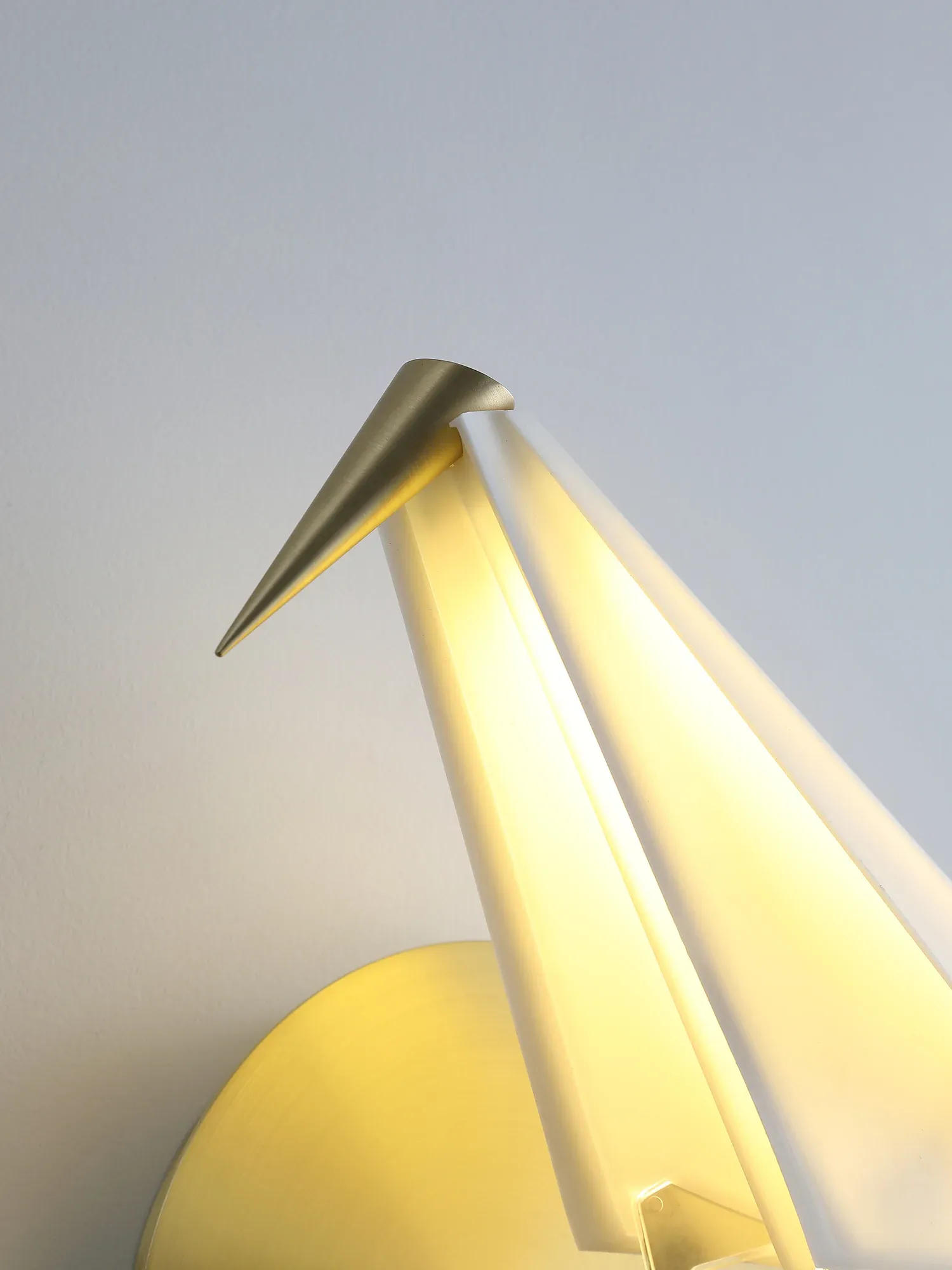 Orr Modern Unusual Bird PC Metal Wall Light Bedroom Study Living Room