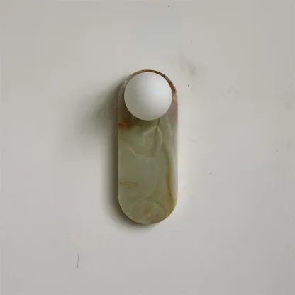 Jade Marble Minimalism Wall Lamp