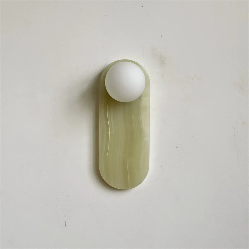 Jade Marble Minimalism Wall Lamp