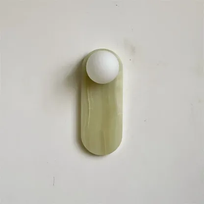 Jade Marble Minimalism Wall Lamp