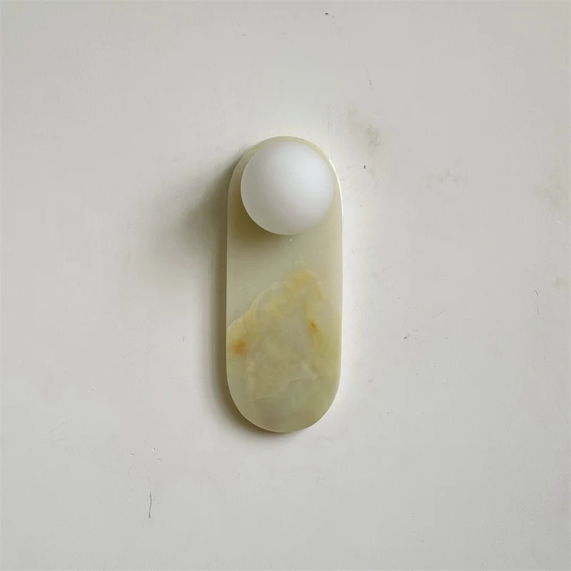 Jade Marble Minimalism Wall Lamp