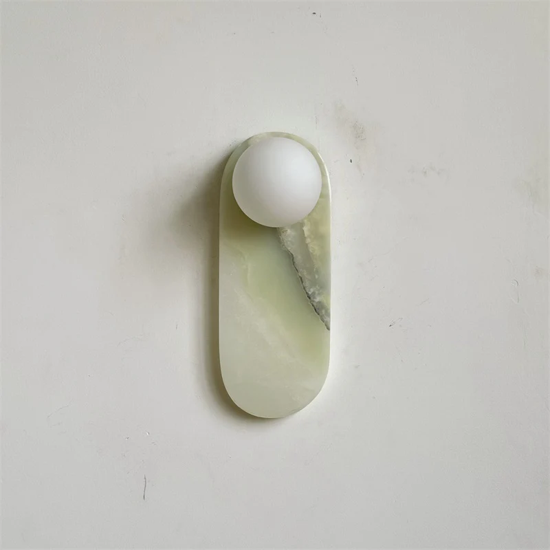Jade Marble Minimalism Wall Lamp