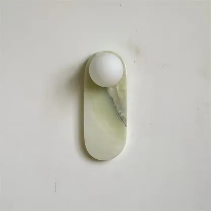 Jade Marble Minimalism Wall Lamp