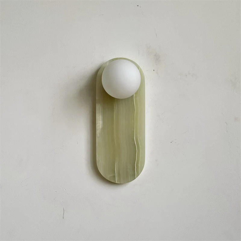 Jade Marble Minimalism Wall Lamp