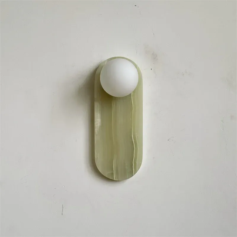 Jade Marble Minimalism Wall Lamp
