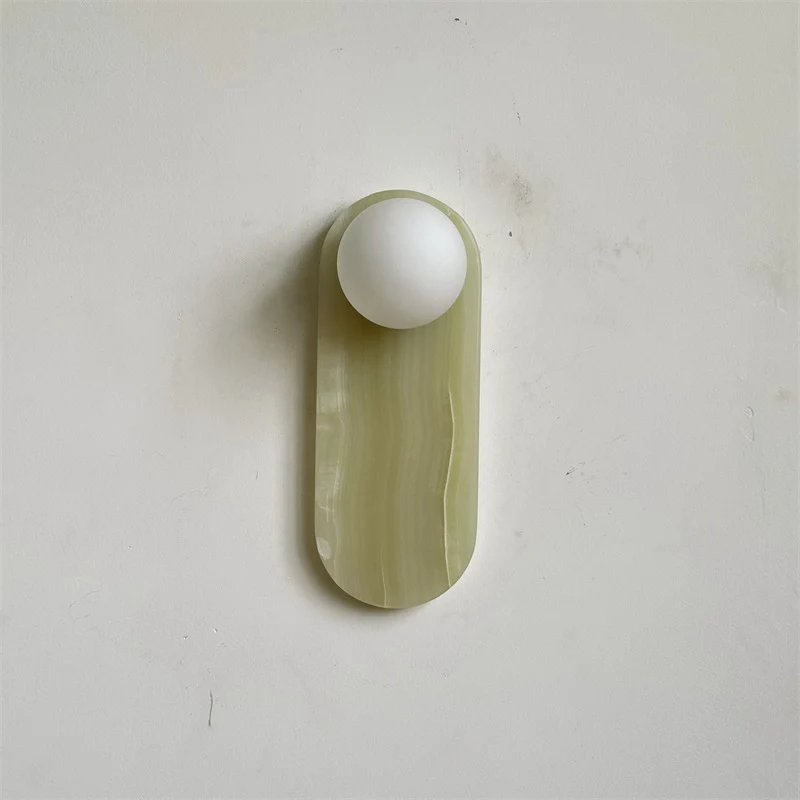 Jade Marble Minimalism Wall Lamp