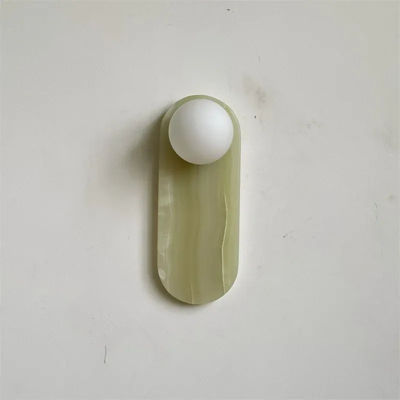 Jade Marble Minimalism Wall Lamp
