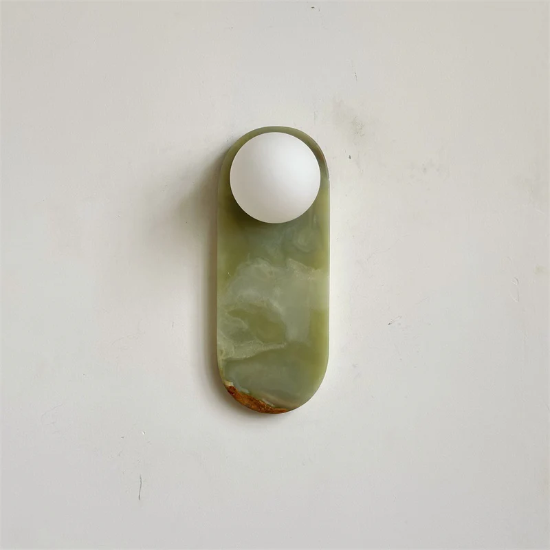 Jade Marble Minimalism Wall Lamp