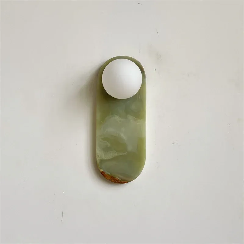 Jade Marble Minimalism Wall Lamp