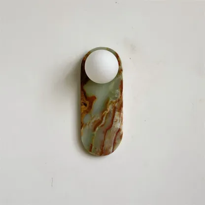 Jade Marble Minimalism Wall Lamp