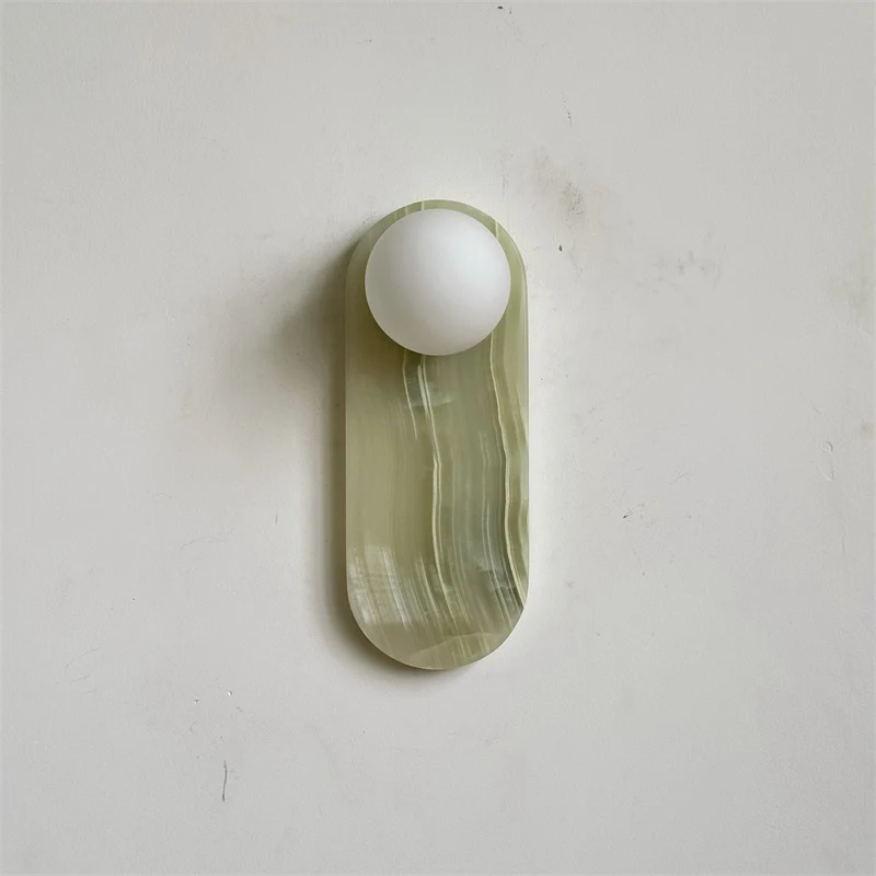 Jade Marble Minimalism Wall Lamp