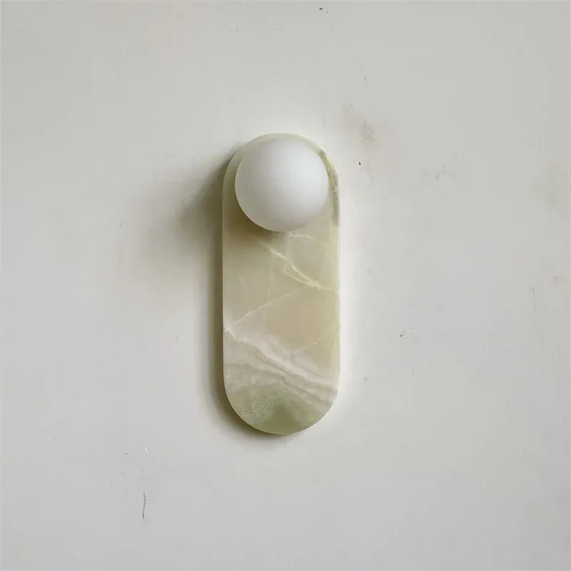 Jade Marble Minimalism Wall Lamp