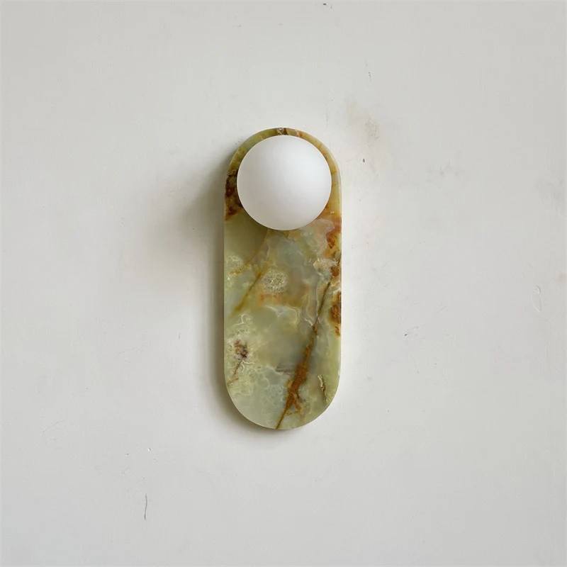 Jade Marble Minimalism Wall Lamp