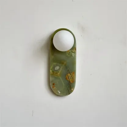 Jade Marble Minimalism Wall Lamp