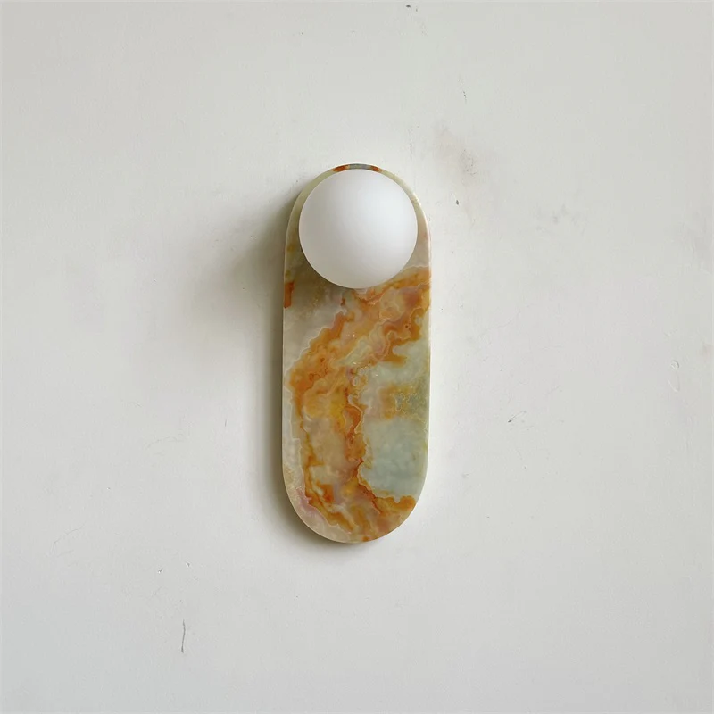Jade Marble Minimalism Wall Lamp