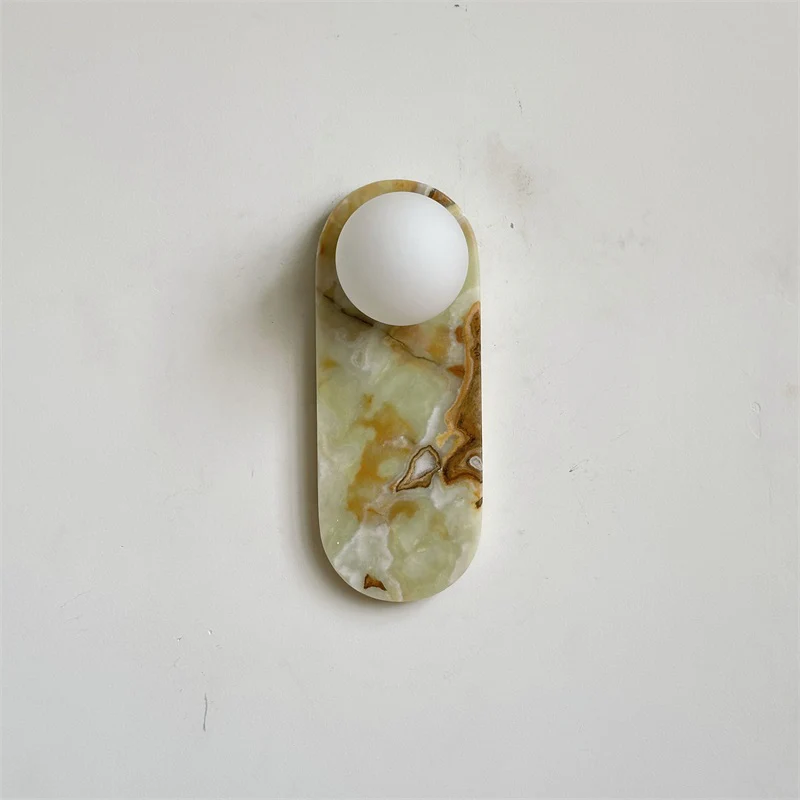 Jade Marble Minimalism Wall Lamp
