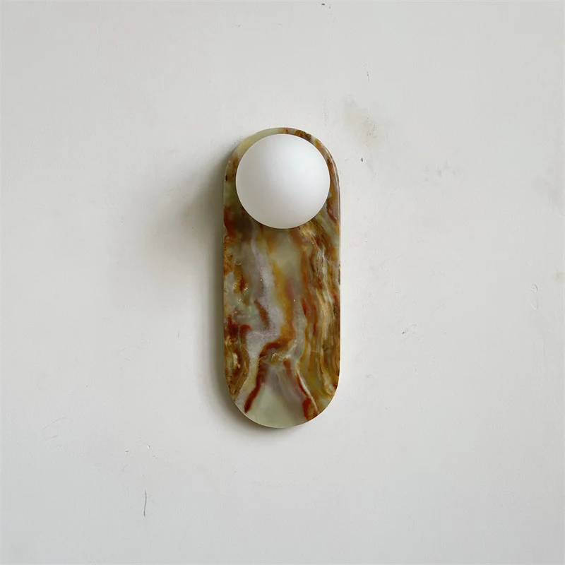 Jade Marble Minimalism Wall Lamp