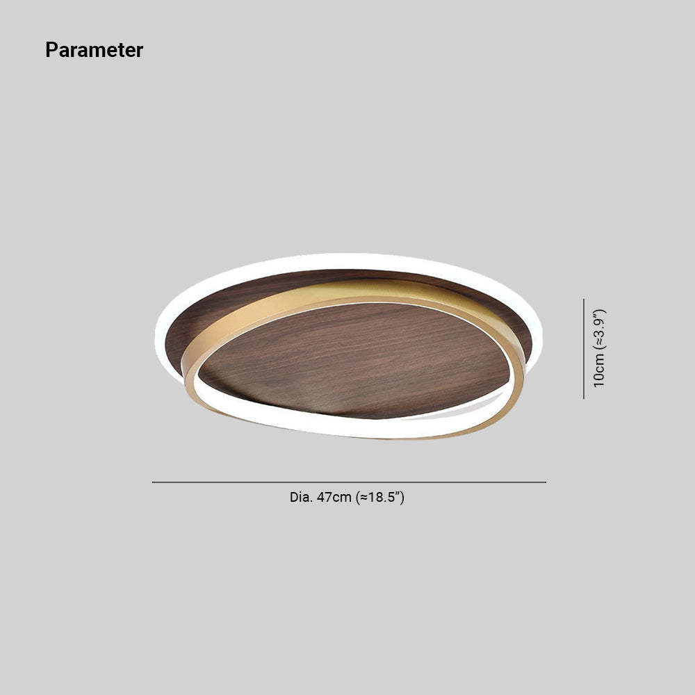 Lacey Modern Round Ceiling Light Dimensions
