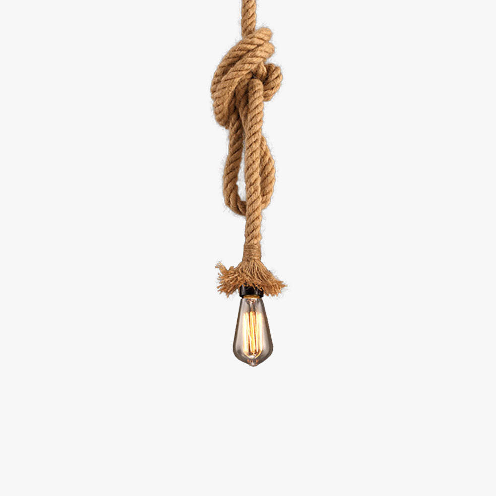 Rope pendant light, Alessio retro industrial lighting