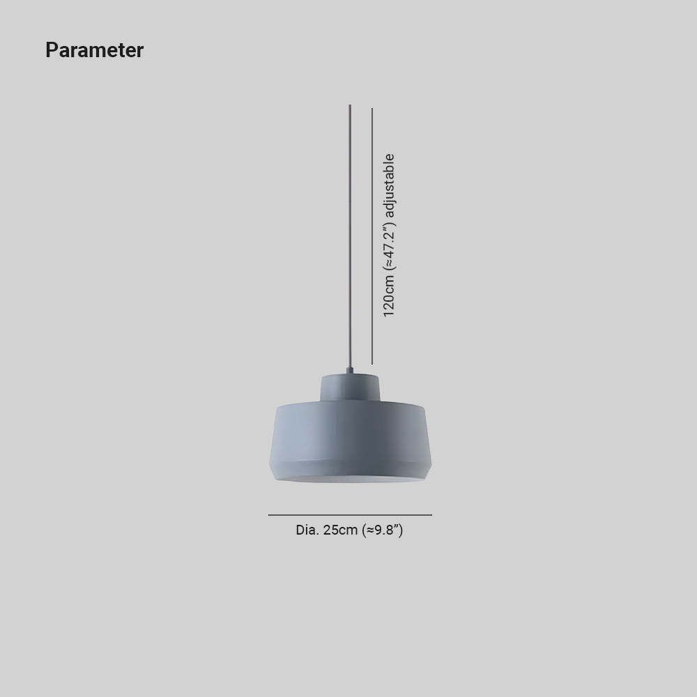 Morandi Pendant Light Dimensions - 25cm diameter, 120cm adjustable