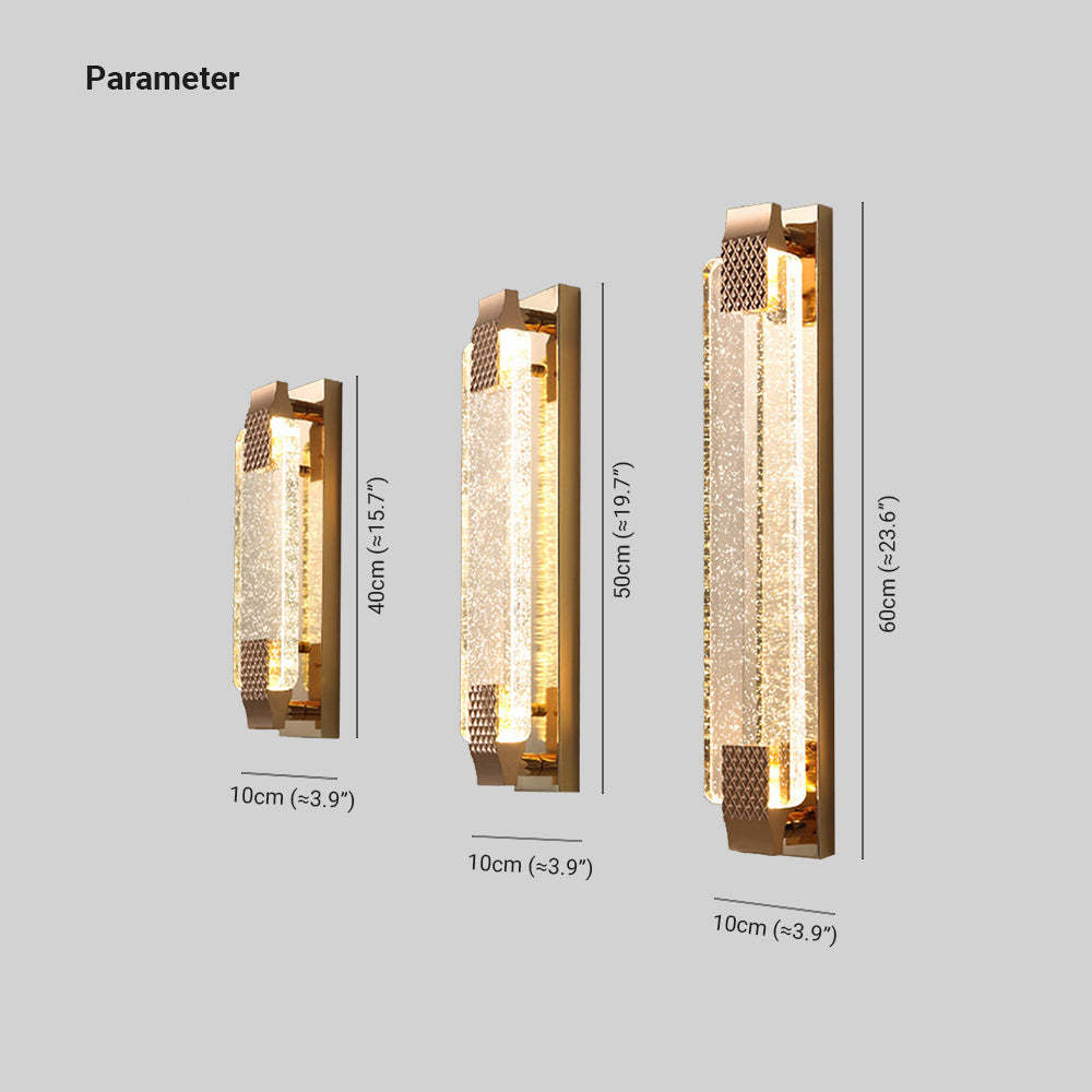 Kajetan Wall Lamp Dimensions, Indoor lighting fixture