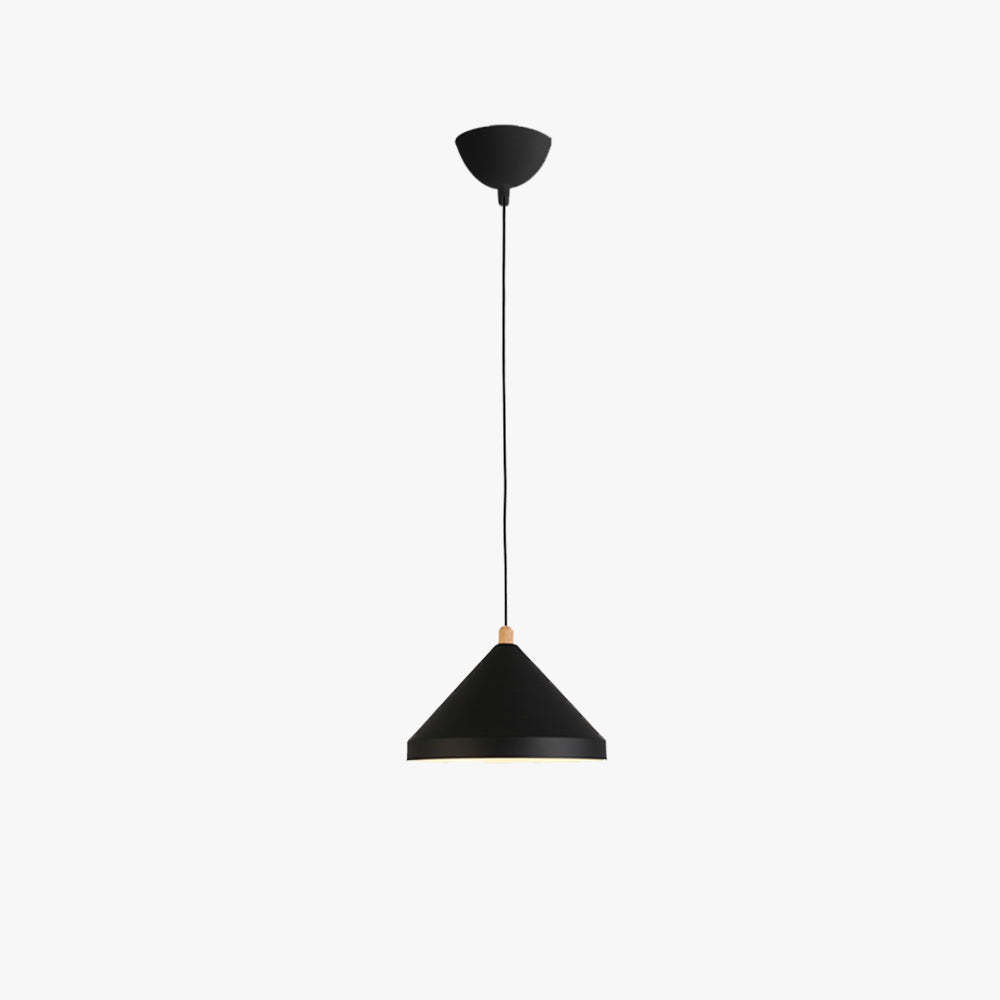 Hailie Industrial Metal Pendant Light Black - Bedroom/Dining Room Lighting